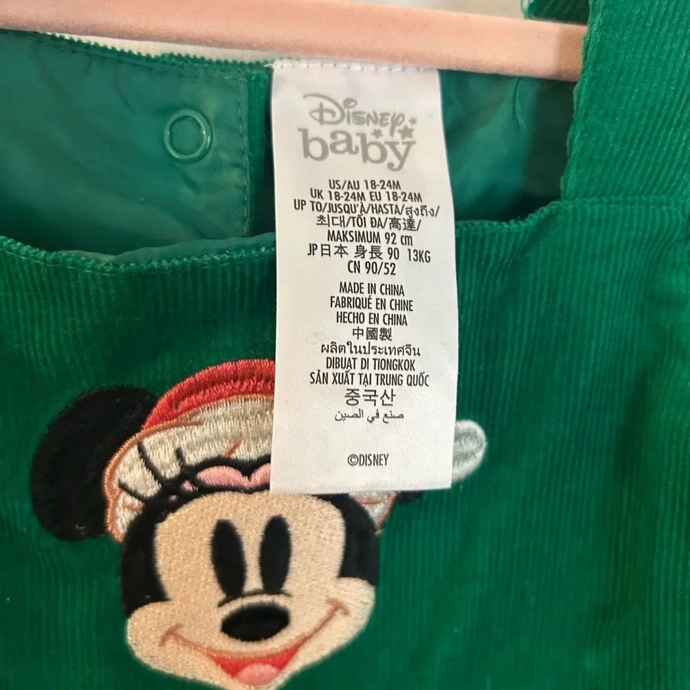 Disney Baby Green Minnie Mouse Outfit - Picture 3 of 3